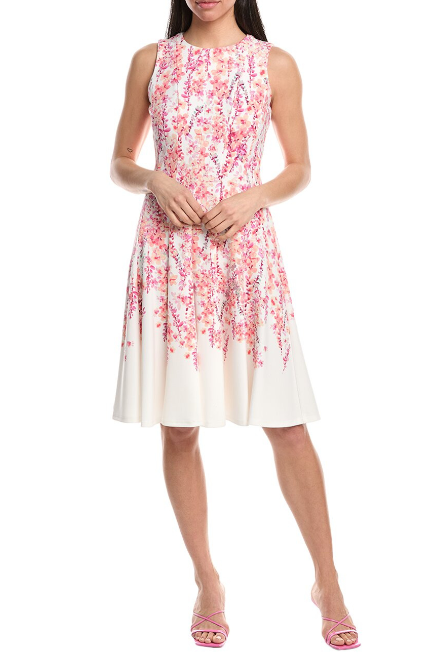 Fit and Flare Floral Dress