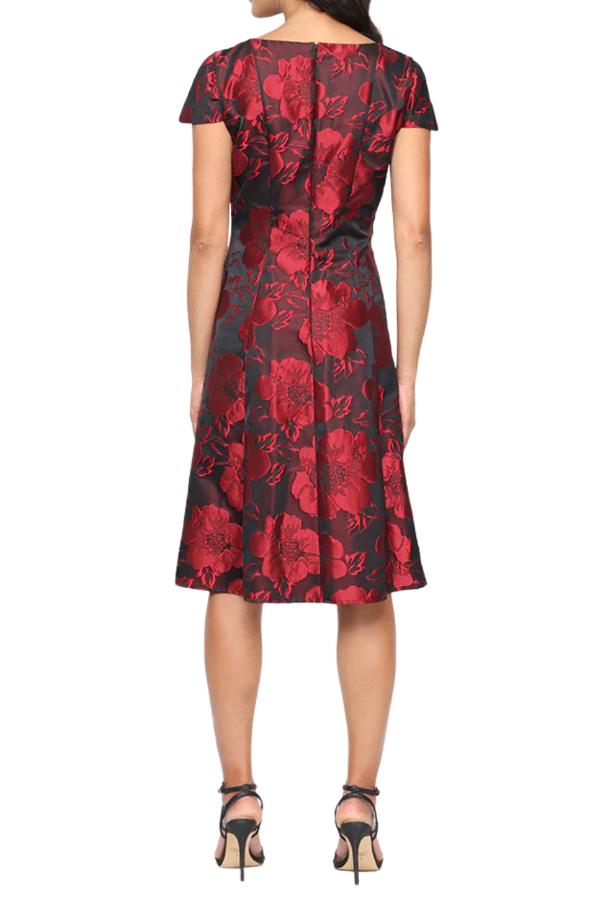 Jacquard Midi Dress