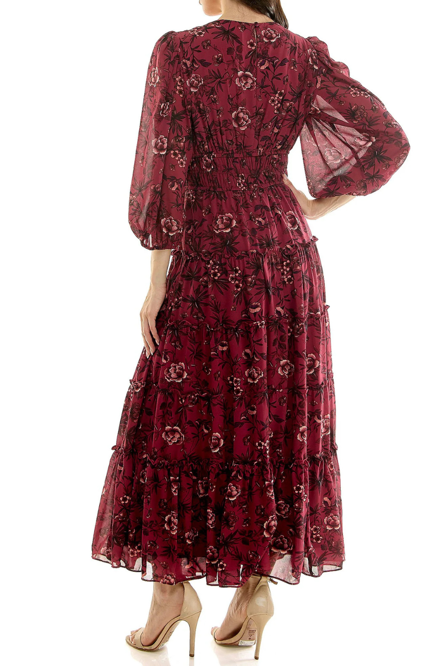 Printed Floral Dress