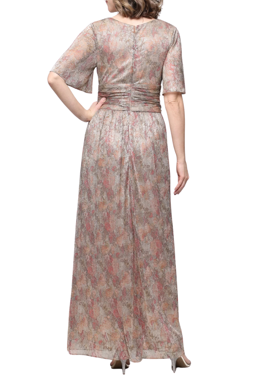 Gold Foil Gown