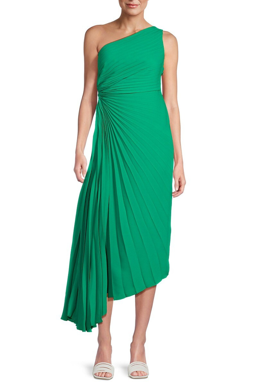 Accordion Pleated Midi