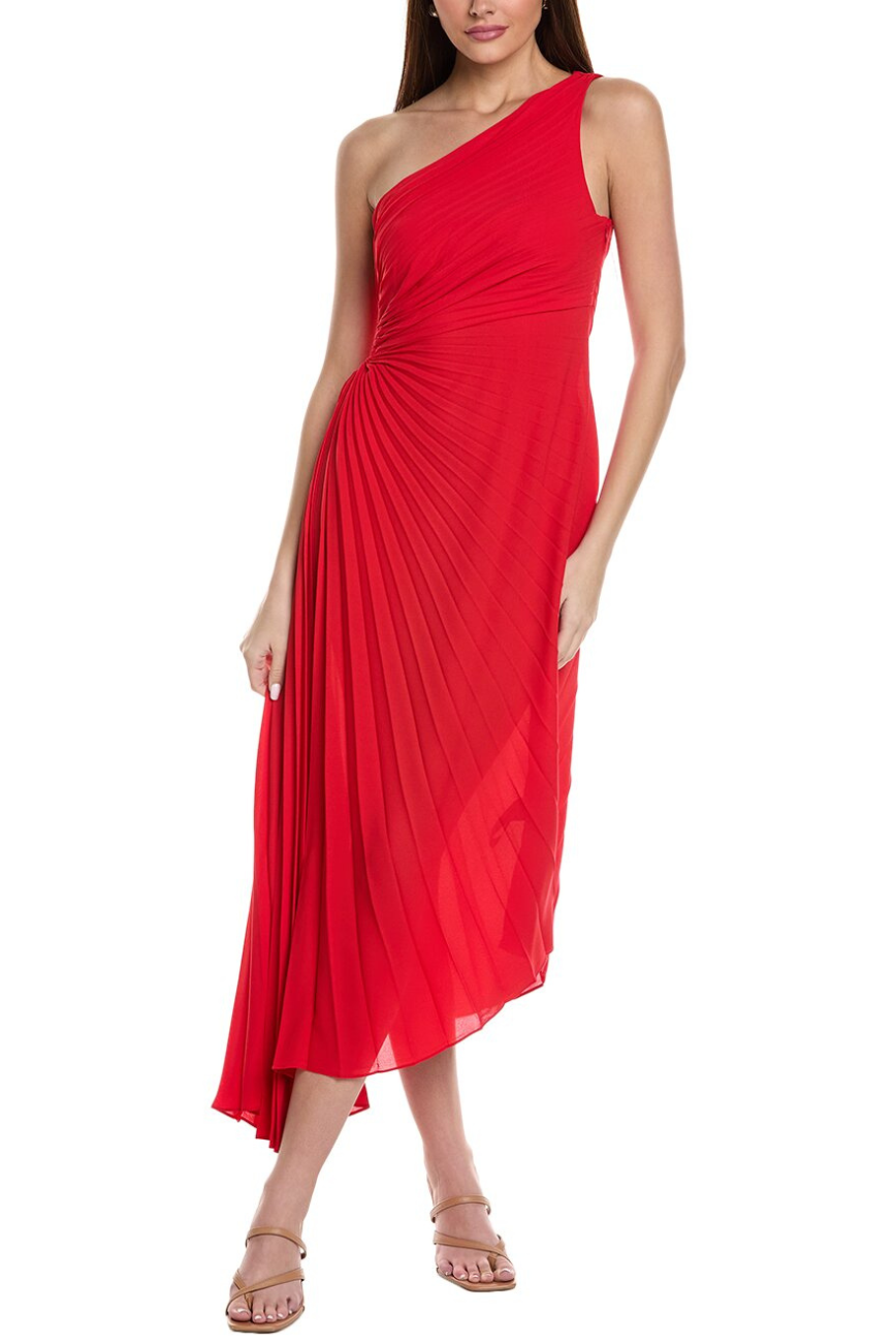 Accordion Pleated Midi