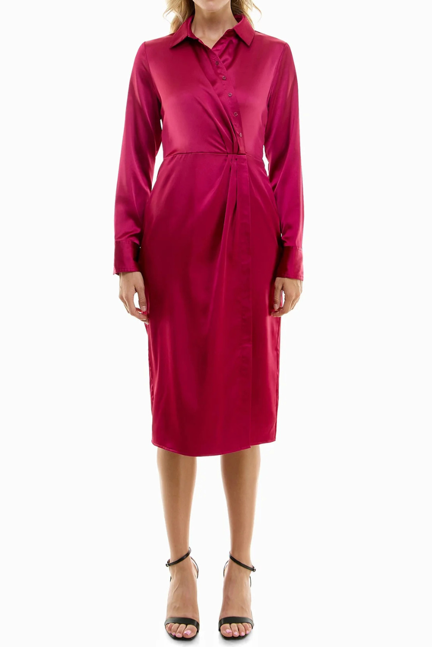 Faux Wrap Dress – Fashion Forum