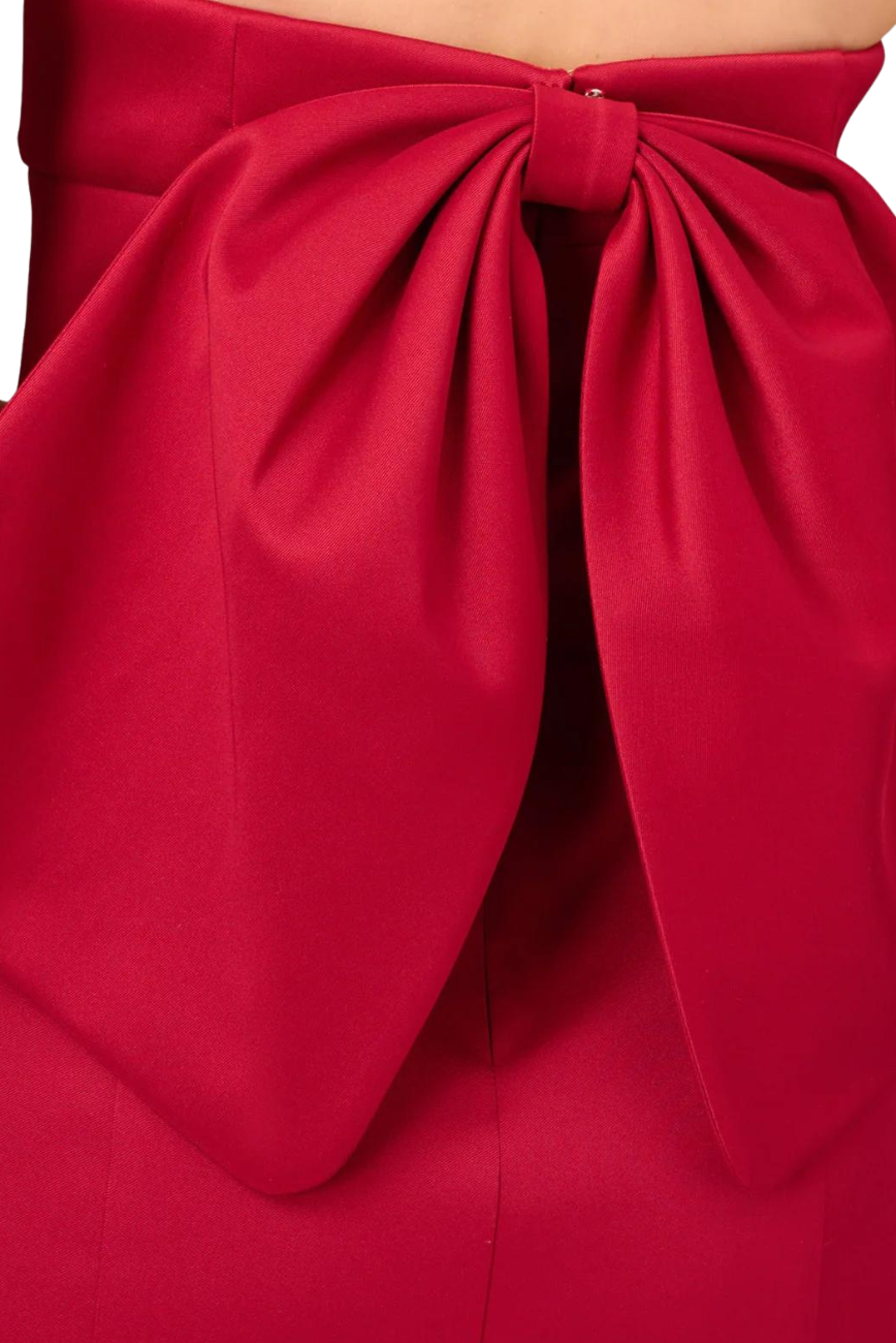 Strapless Bow Gown