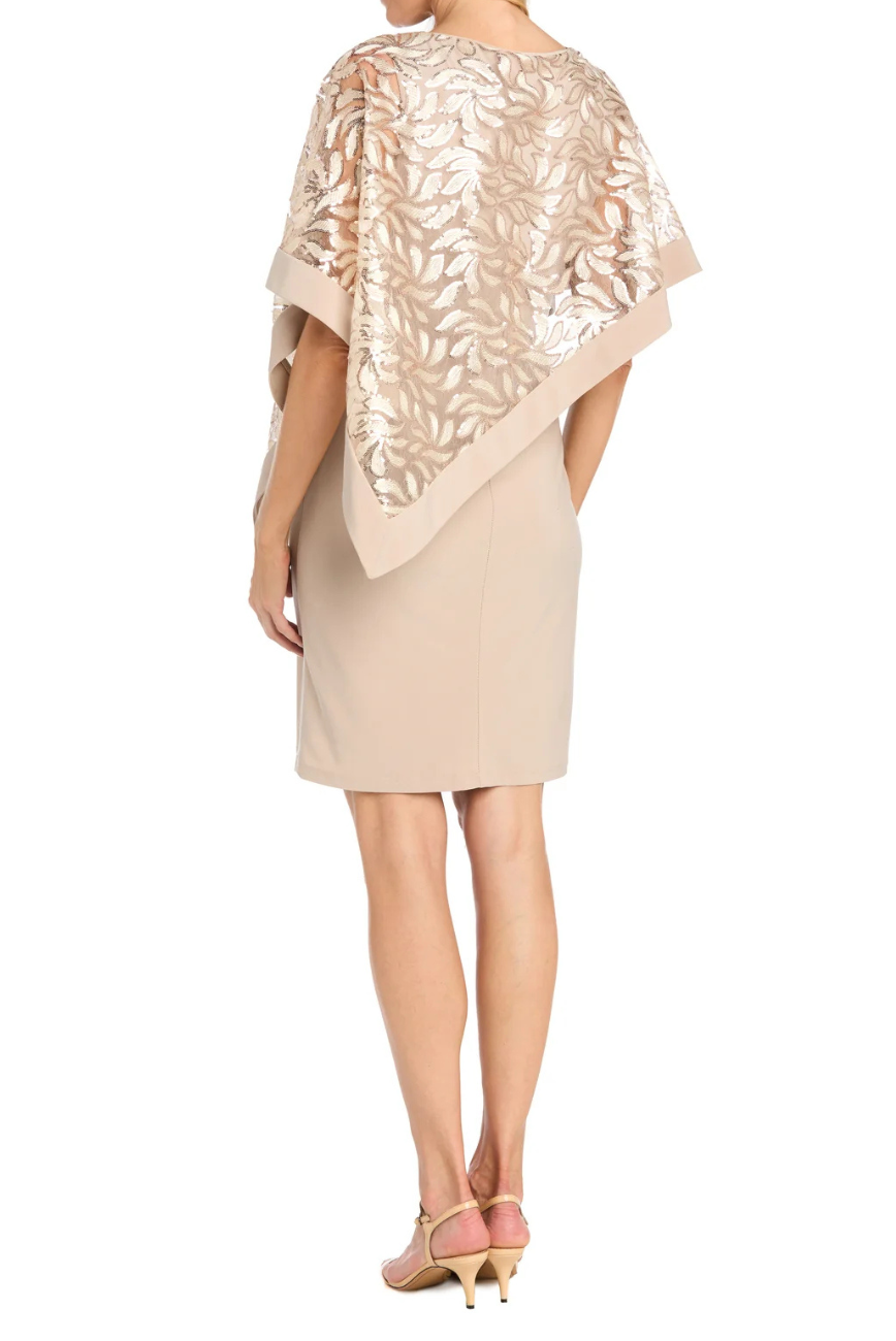 Poncho Floral Dress