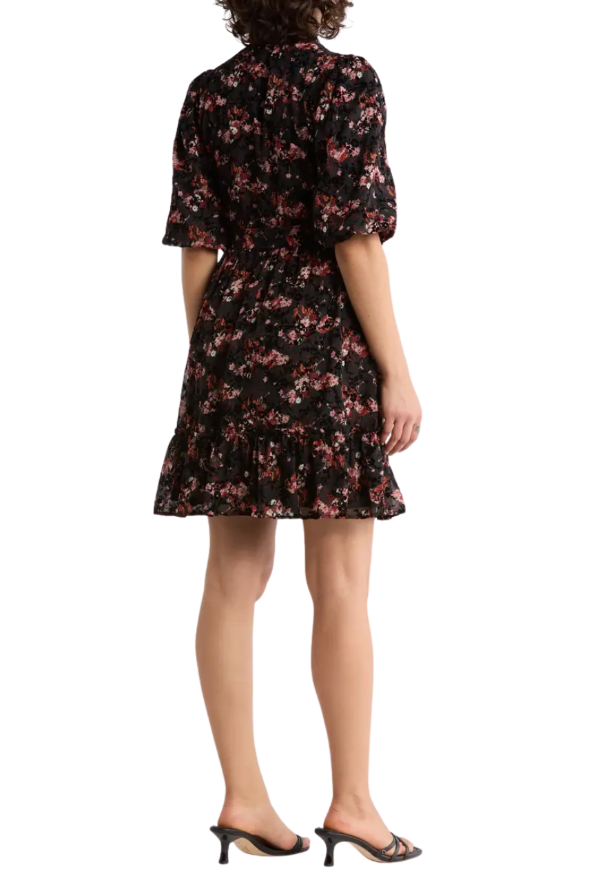 Ruffle Printed Dress
