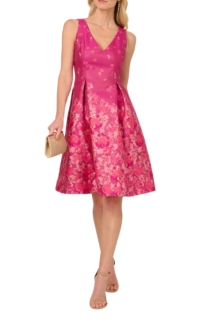 Midi Floral Hem Dress