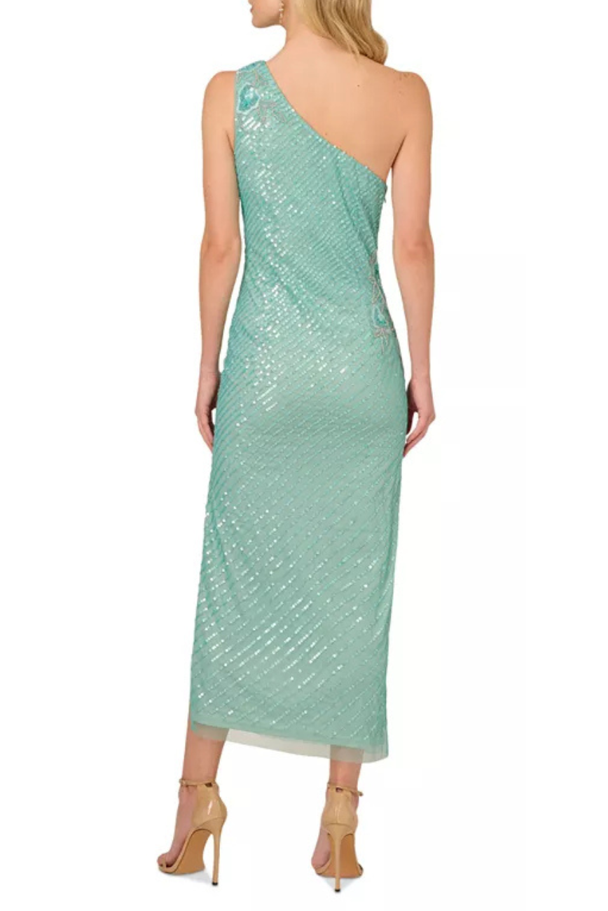 One Shoulder Column Gown