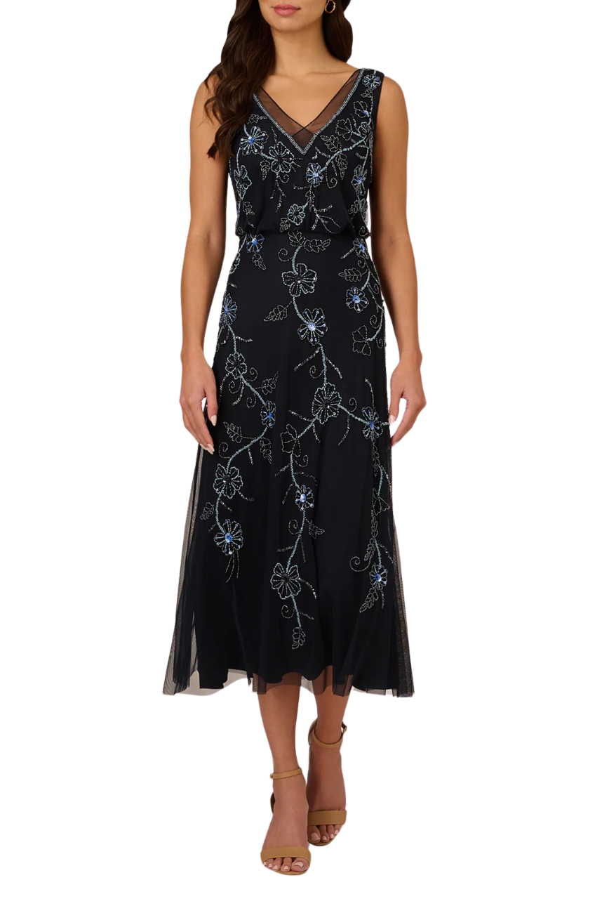 Beaded Midi Dress