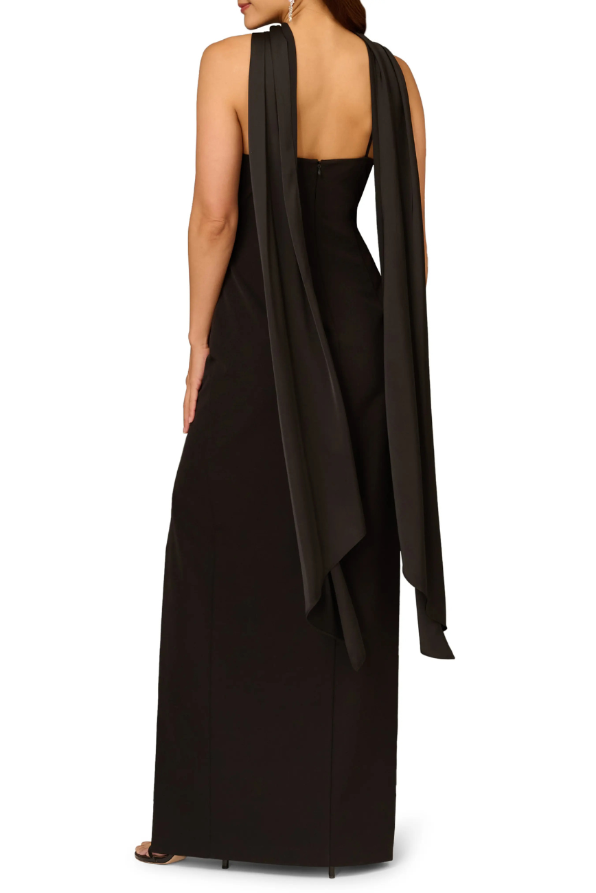 Crepe Long Gown