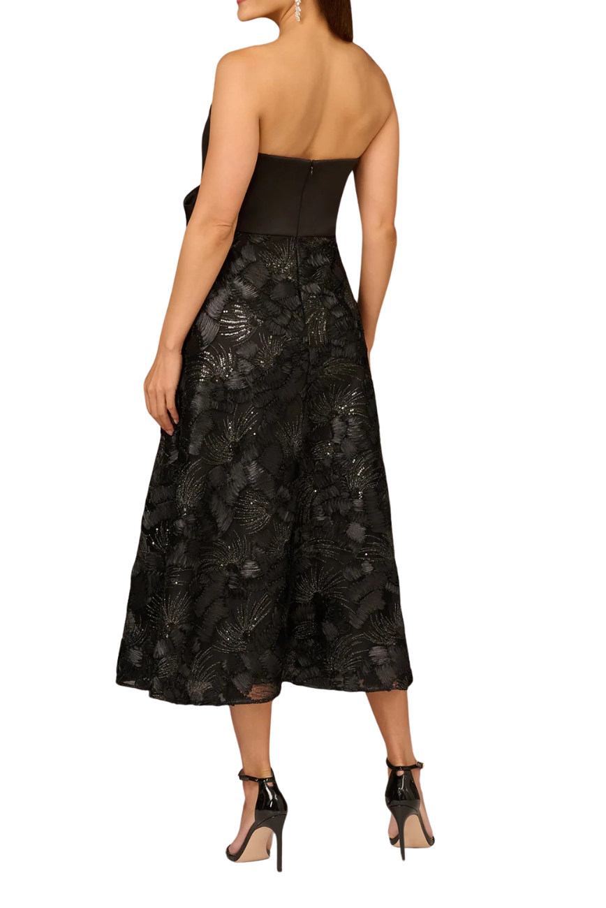 Strapless Midi Dress