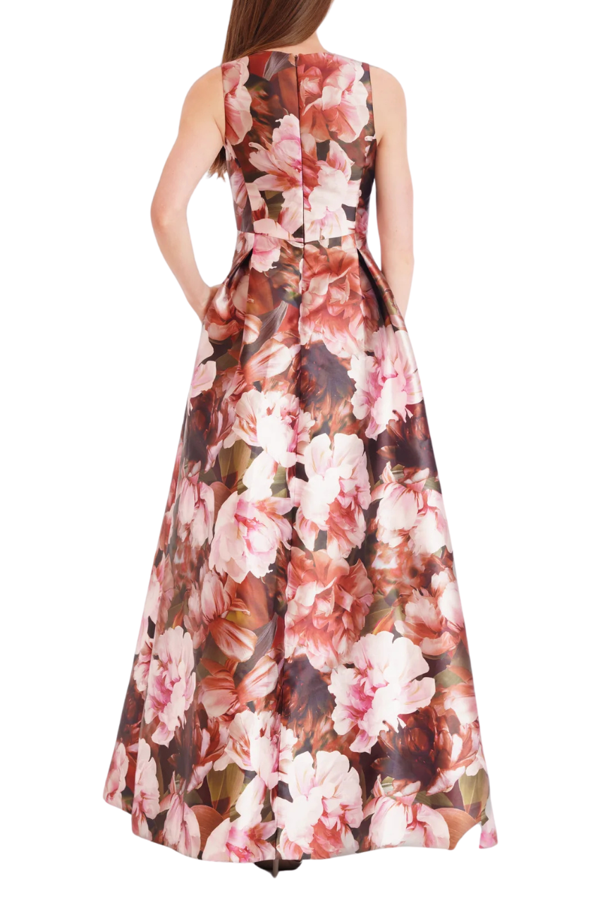 Floral Sleeveless Gown