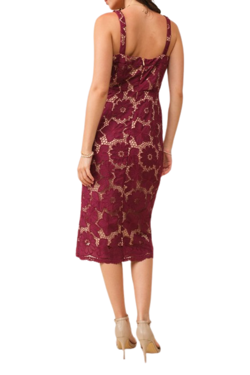 Lace Midi Dress