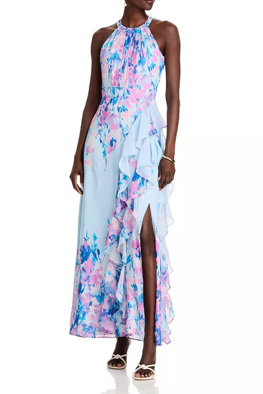 Floral Ruffle Maxi
