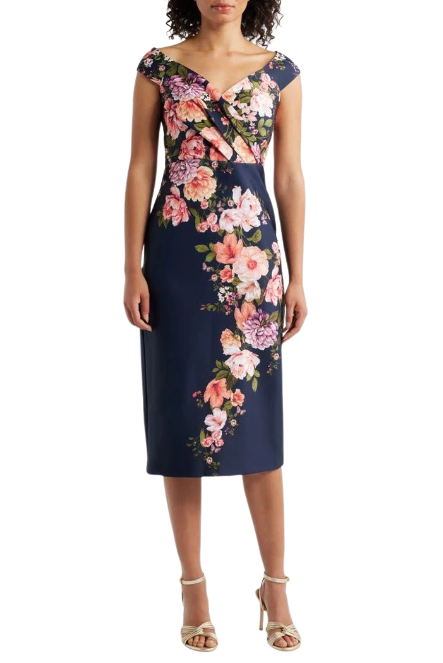 Off Shoulder Midi Dress