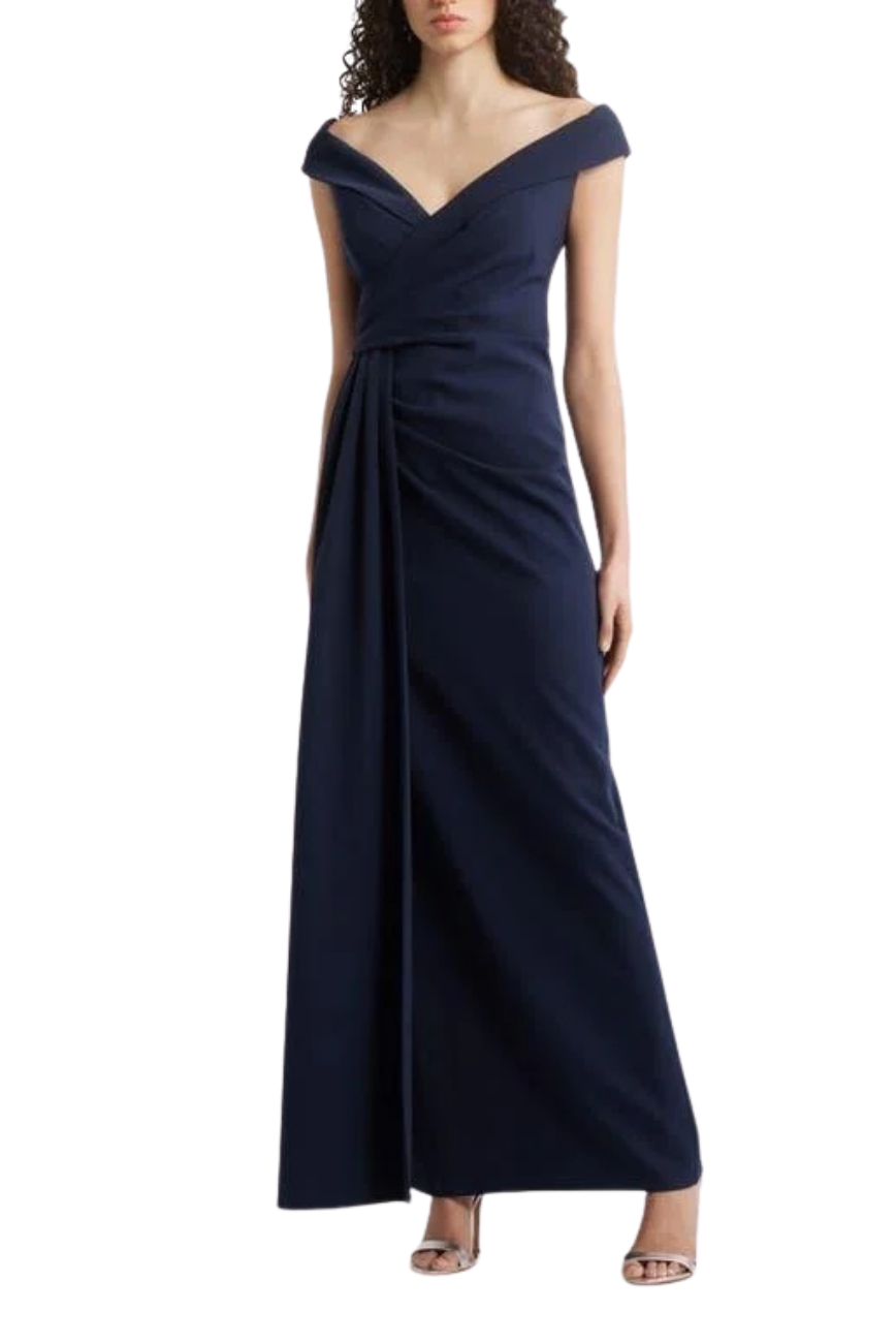 Drape Column Gown