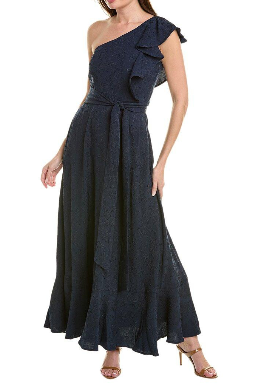 Flounce Hem Maxi Dress