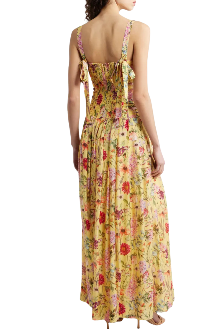 Floral Square Neck Maxi