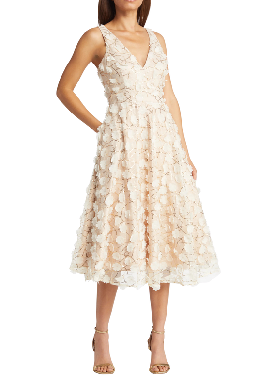3D Floral Dress