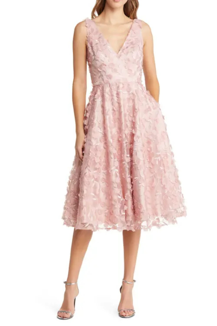 3D Floral Dress