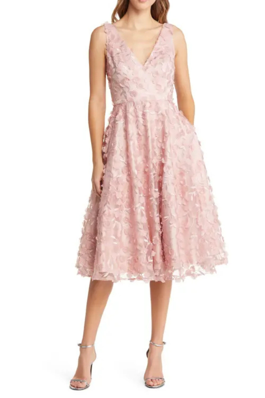 3D Floral Dress