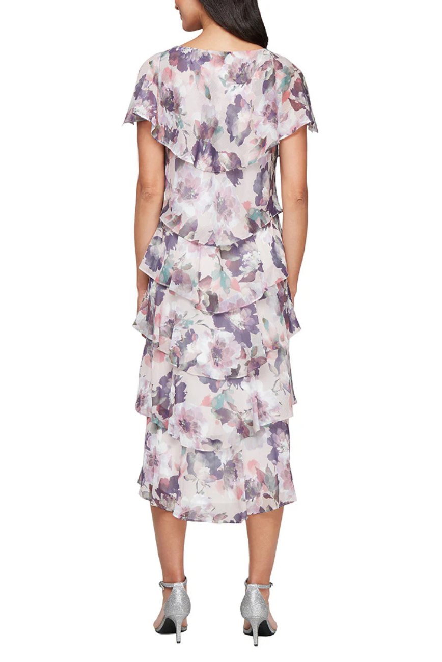 Tiered Floral Dress