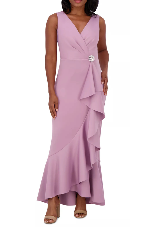 Drape Ruffle Gown