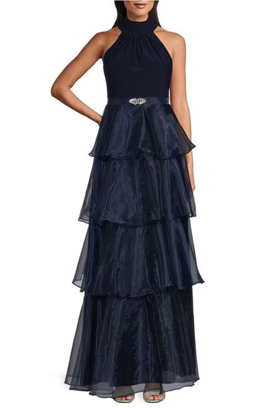Halter Organza Gown