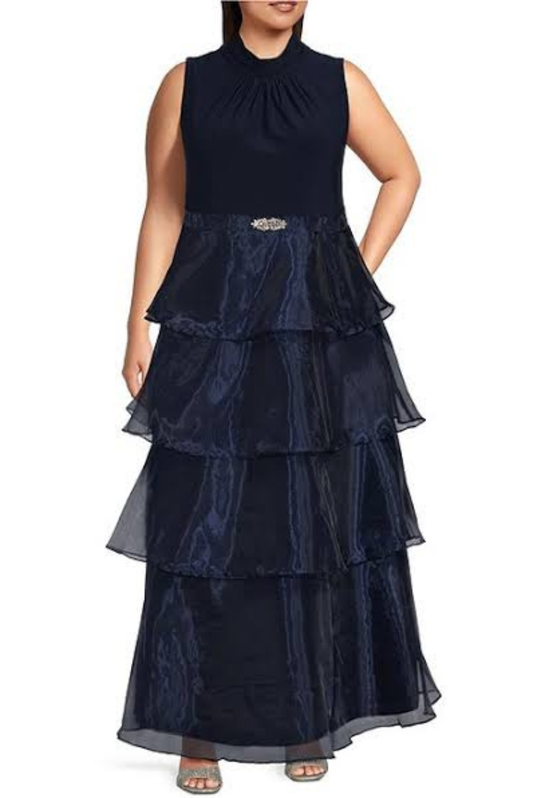 Halter Organza Gown