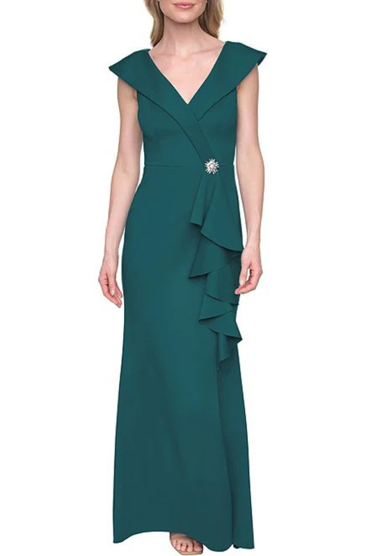 Portrait Collar Gown