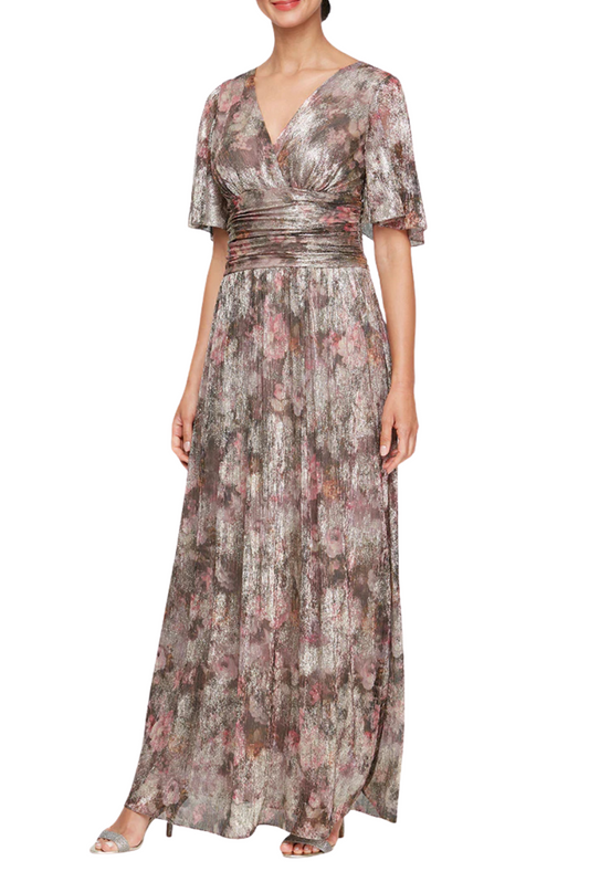 Flutter Sleeve Gown
