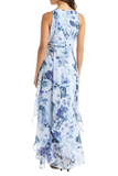 Keyhole Printed Gown