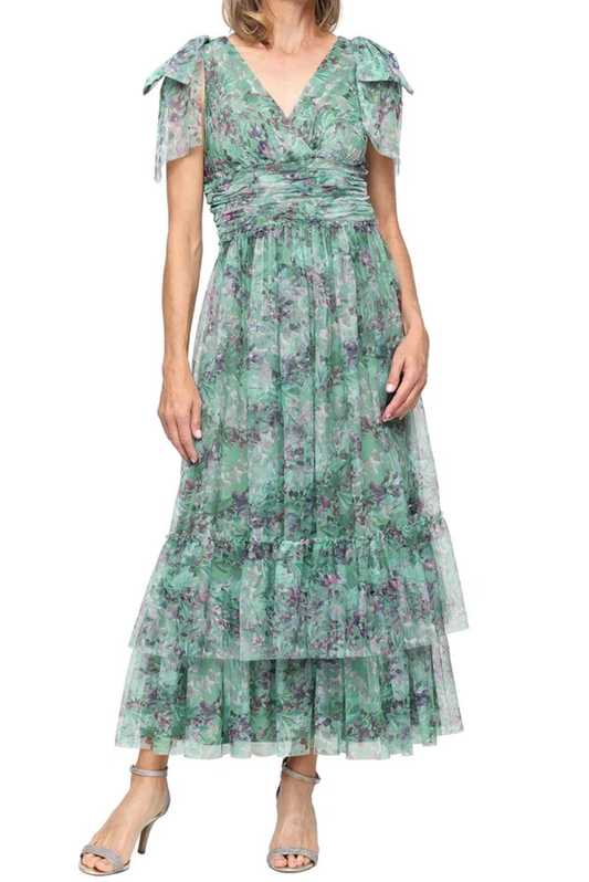 Floral Tiered Midi