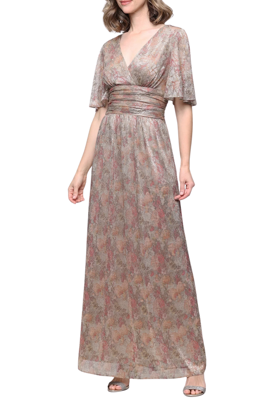 Gold Foil Gown
