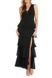 Sleeveless Tiered Gown