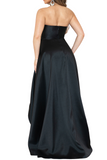 Strapless Hi Low Gown