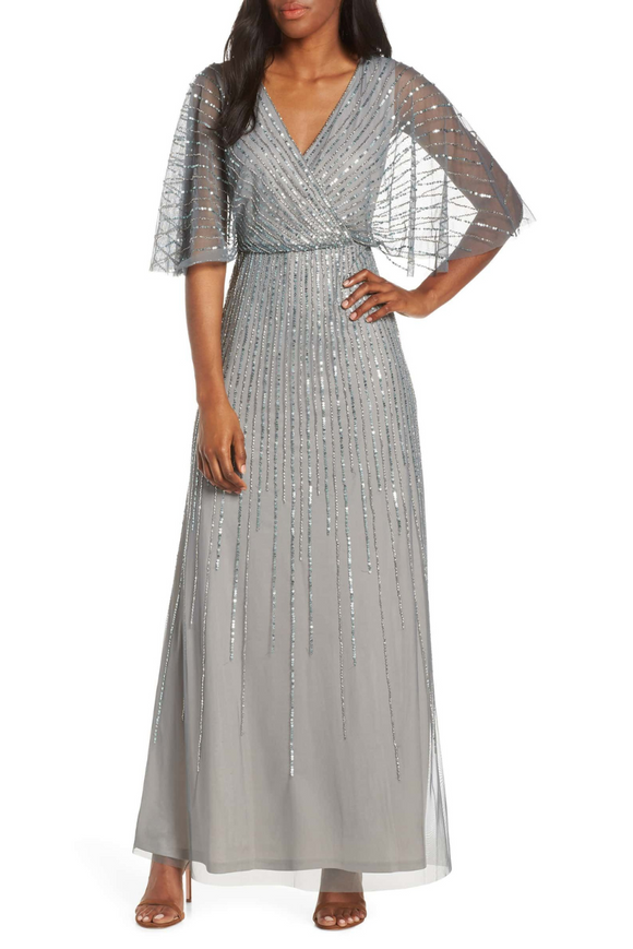 Mesh Evening Gown