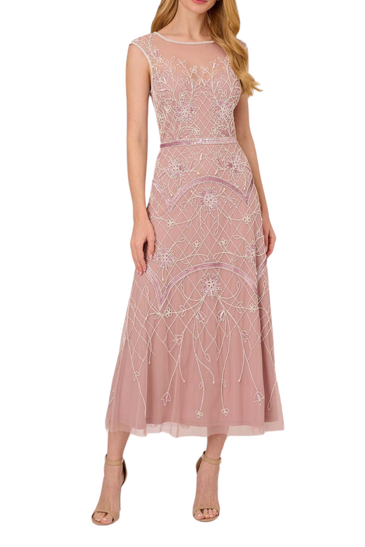 Beaded Midi Gown