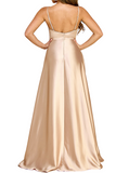Satin Long Gown