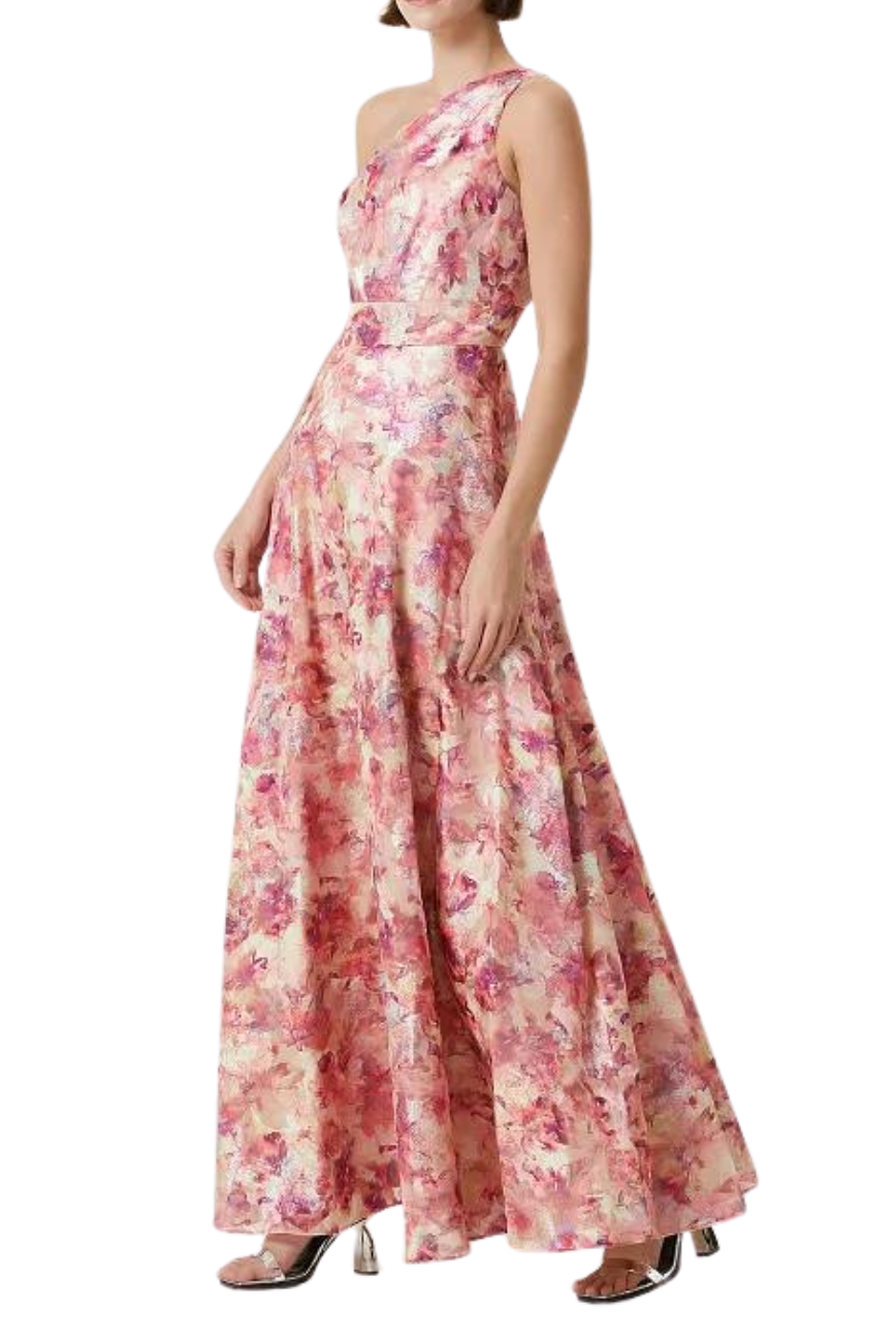 Printed Jacquard Ballgown