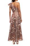 Hi Low Jacquard Gown