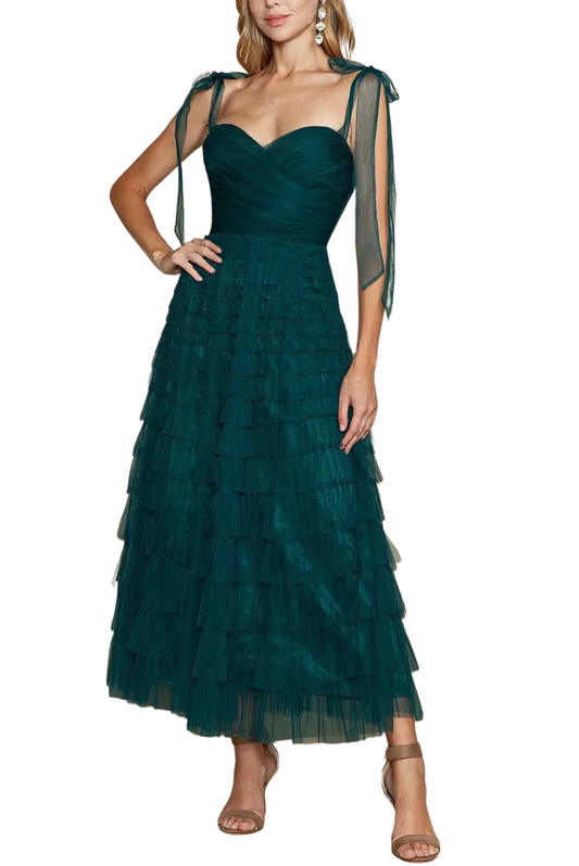 Tiered Tulle Midi