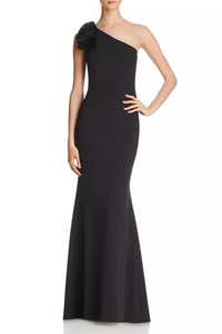 One Shoulder A Line Gown