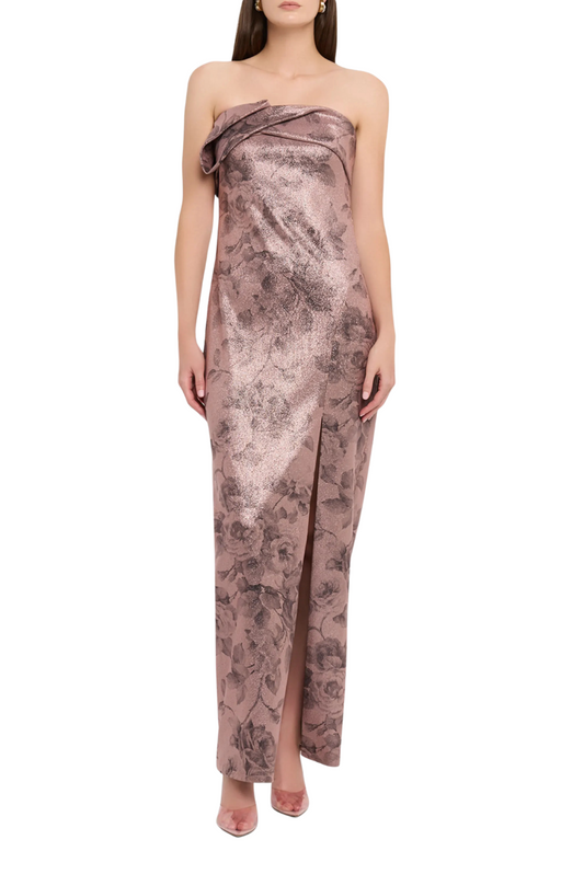 Strapless Shimmer Gown