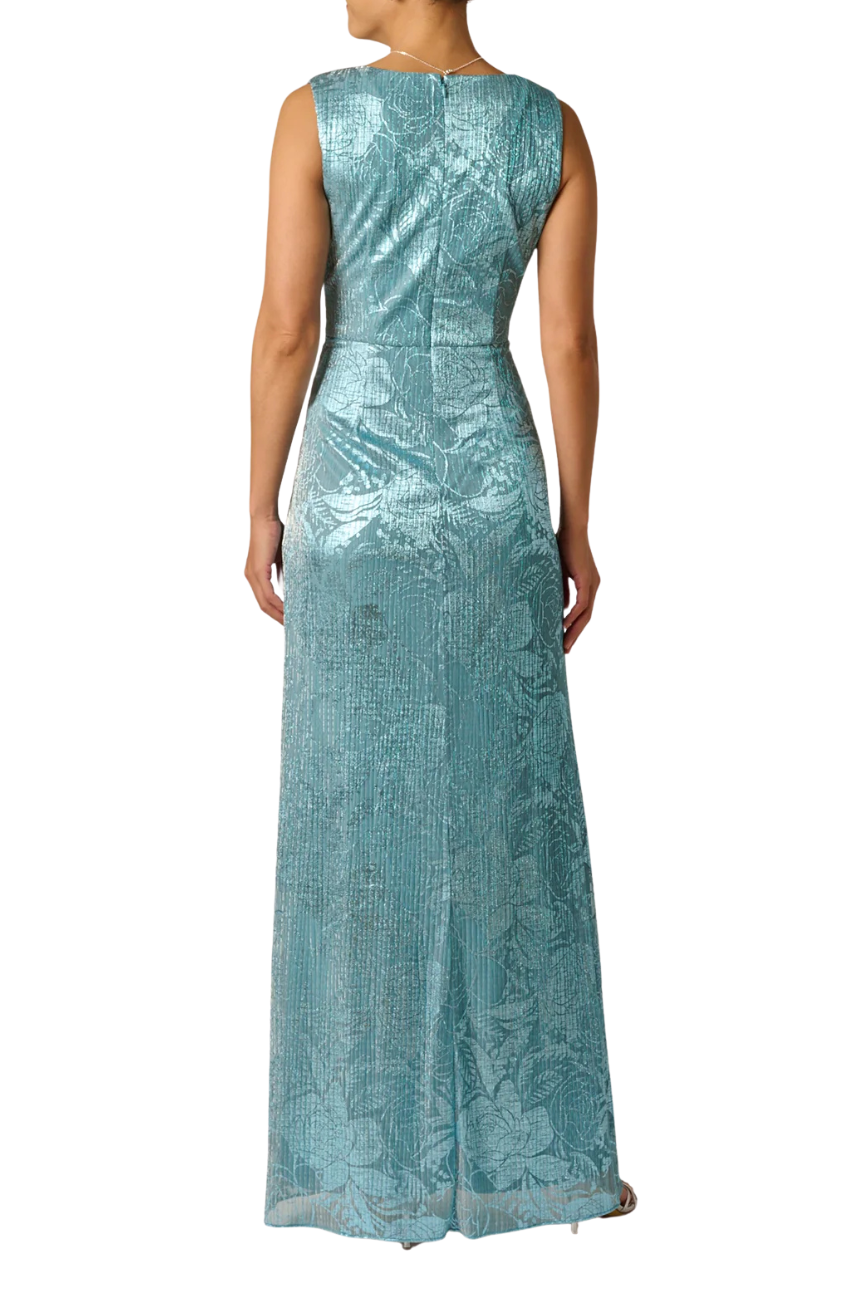 Draped Crinkle Gown