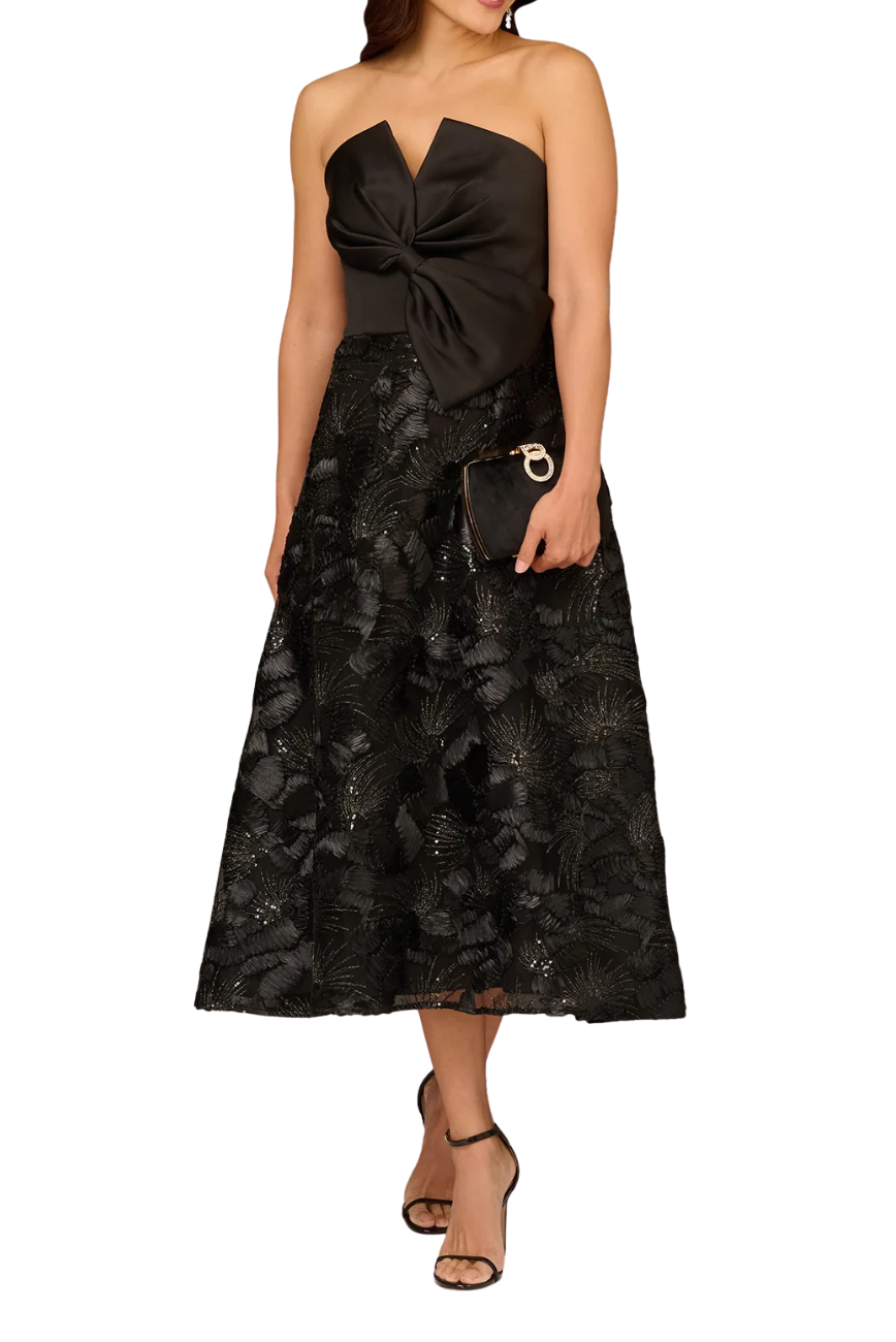 Strapless Midi Dress