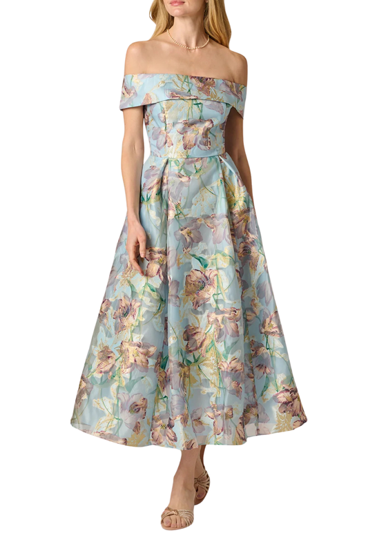 Watercolor Floral Dress