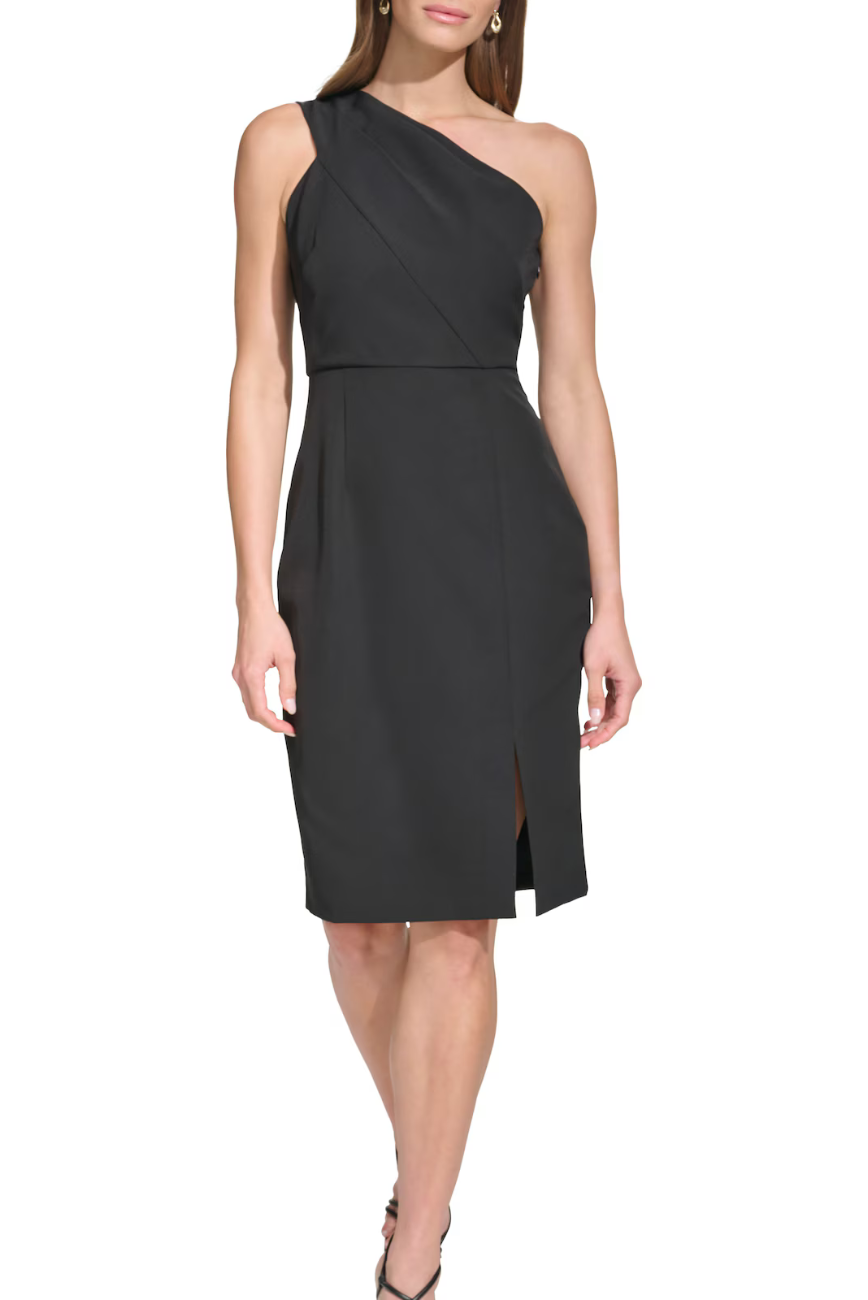 Asymmetric Sheath Dress