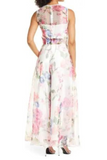 Printed Organza Jumpsuit