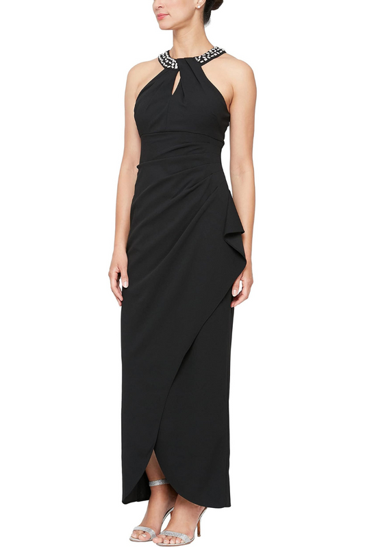 Twist Halter Gown